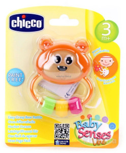 Погремушка - грызунок Chicco Мишка, прорезыватель для зубов