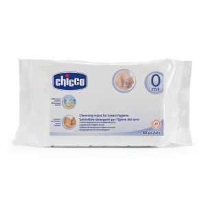 Салфетки для груди Chicco, 80 шт, антисептические
