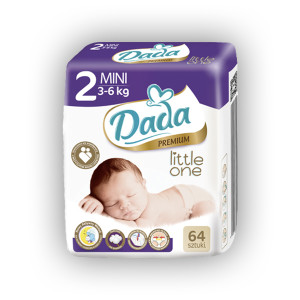 Подгузники Dada Premium Little One mini, №2 (3-6 кг) 64шт.
