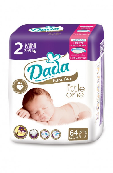 Подгузники Dada Extra Care Little One №2 (3-6 кг) 64шт.