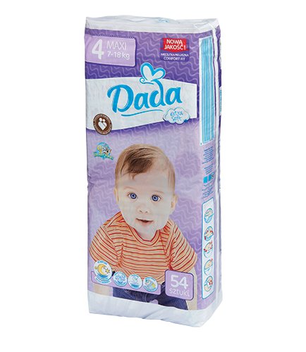 Подгузники Dada Premium Extra Soft maxi №4 (7-18 кг) 54шт.