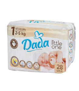 Подгузники Dada Little One Newborn, №1 (2-5 кг) 28шт.