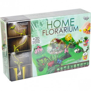 Набор для выращивания растений Danko Toys Home Florarium HFL-01-01 ДТ-СО-16-03, русский язык
