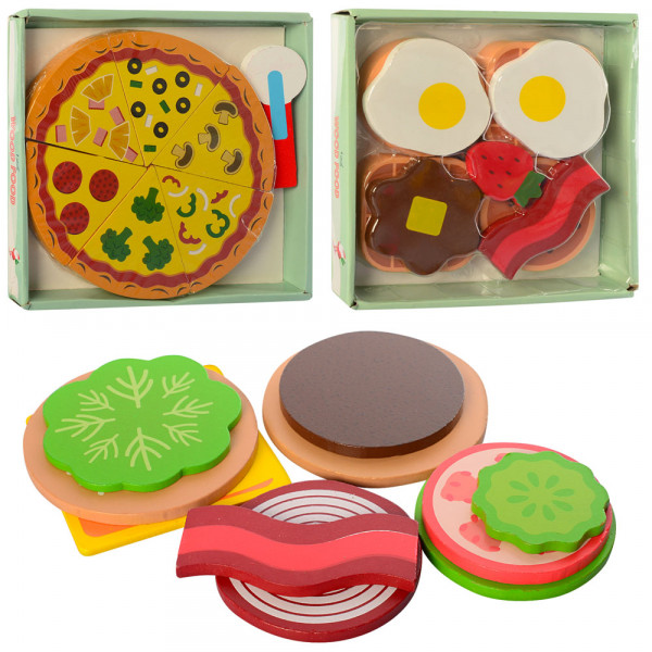 Деревянная игрушка Продукты MD 1279, на липучках