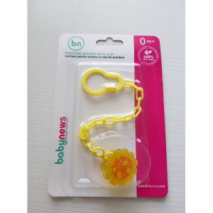 Держатель для пустышки с клипсой BabyNews