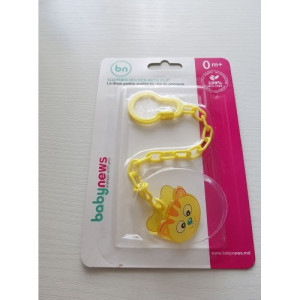 Держатель для пустышки с клипсой BabyNews