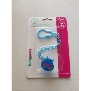 Держатель для пустышки с клипсой BabyNews