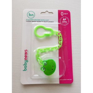 Держатель для пустышки с клипсой BabyNews