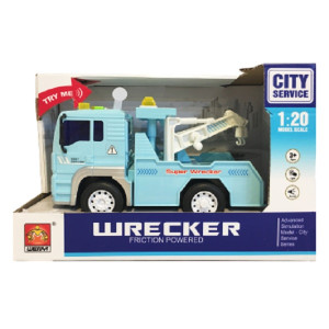 Машинка Wenyi Спецтехника, 1:20, инерционная, со звуком и светом
