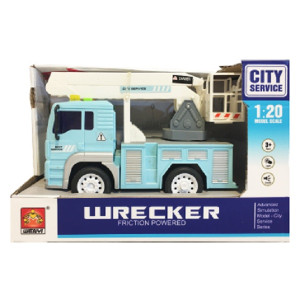 Машинка Wenyi Спецтехника, 1:20, инерционная, со звуком и светом