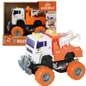 Машинка инерционная Wenyi Грузовик/Мусоровоз, со звуком и светом, 1:20