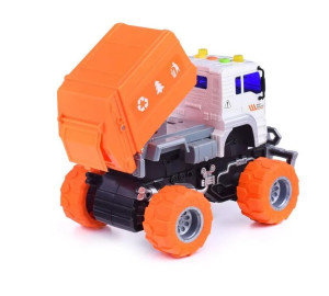 Машинка инерционная Wenyi Грузовик/Мусоровоз, со звуком и светом, 1:20