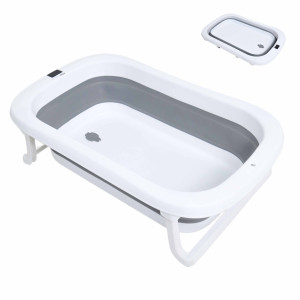 Ванночка для новорожденного Mom-be, складная, со сливом и термометром