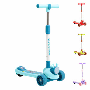 Самокат трехколесный M-Trike MAXI Оленёнок, PU колёса