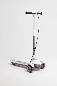 Самокат трехколесный M-Trike MAXI Машинка, складной, свет и музыка