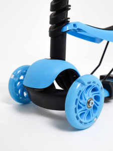 Самокат-беговел трехколесный M-Trike MAXI Божья коровка, 3 в 1, PU-колеса