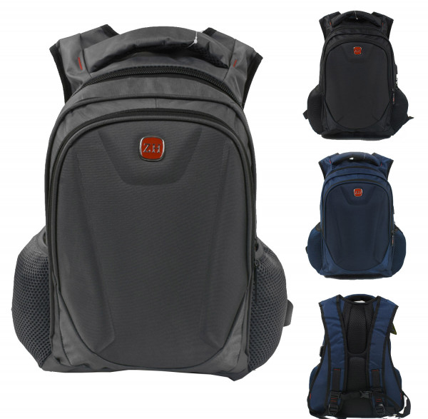 Рюкзак школьный С 43528-43529-43535-43536, 1 отделение, грудные стяжки, USB кабель, 46 х 35 х 21 см