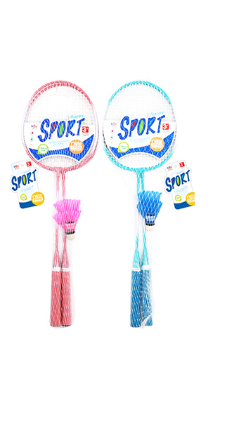 Бадминтон железный Sport 41833, 2 воланчика, в сетке