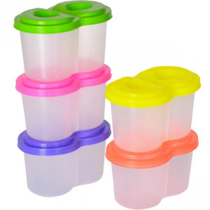 Стакан для кисточек Irbis Непроливайка 50266, двойной