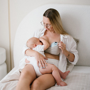 Молокоотсос-ракушка электрический BabyOno Megan, трехфазный, беспроводной