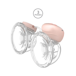 Молокоотсос-ракушка электрический BabyOno Twinny, трехфазный, беспроводной