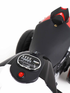 Электромобиль детский M-Trike Мотоцикл, светящиеся ПВХ колеса, bluetooth