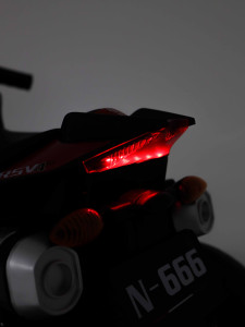 Электромобиль детский M-Trike Мотоцикл, светящиеся ПВХ колеса, bluetooth