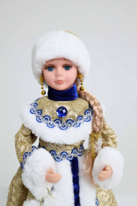 Фигурка новогодняя Снегурочка, двигается, звуковое сопровождение, 40 см