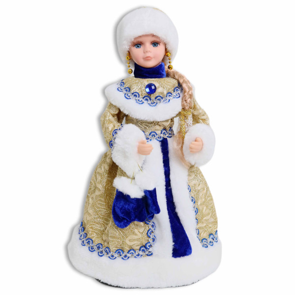 Фигурка новогодняя Снегурочка, двигается, звуковое сопровождение, 40 см