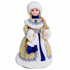 Фигурка новогодняя Снегурочка, двигается, звуковое сопровождение, 40 см