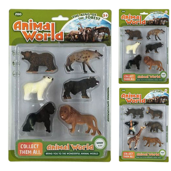 Набор фигурок животных Animal World 43394, 6 шт.
