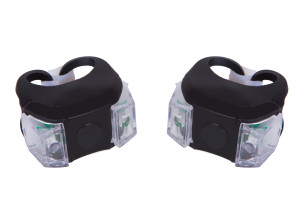 Фонарики габаритные для велосипеда BC-RL8002 LED, силиконовые, 2шт.