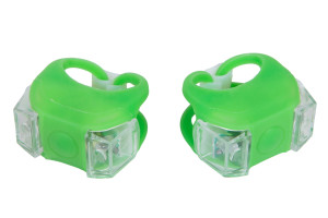 Фонарики габаритные для велосипеда BC-RL8002 LED, силиконовые, 2шт.