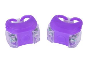 Фонарики габаритные для велосипеда BC-RL8002 LED, силиконовые, 2шт.