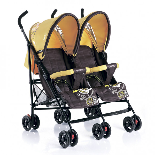Прогулочная коляска трость Geoby SD209F, для двойни