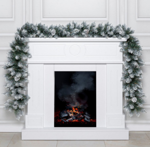 Гирлянда хвойная Christmas, с шишками, новогодняя, 2,7 м