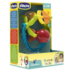Игрушка на присоске Chicco Музыкальные фрукты, музыкальная