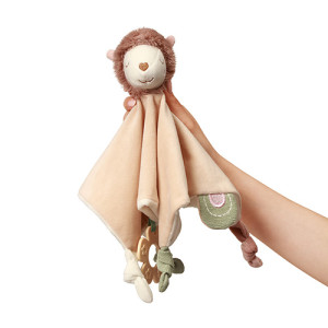 Игрушка-платочек плюшевая BabyOno Лама Луна