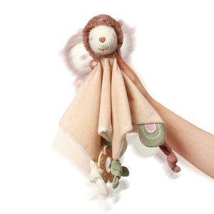 Игрушка-платочек плюшевая BabyOno Лама Луна