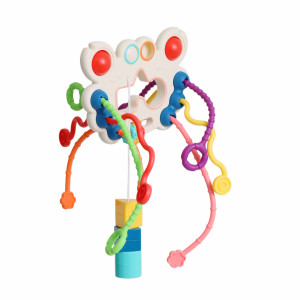 Игрушка - грызунок Pull String Toy 4в1, развивающий