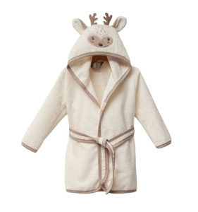 Халат детский с ушками Ramel Животные, махровый, 100% хлопок, 1-4 лет