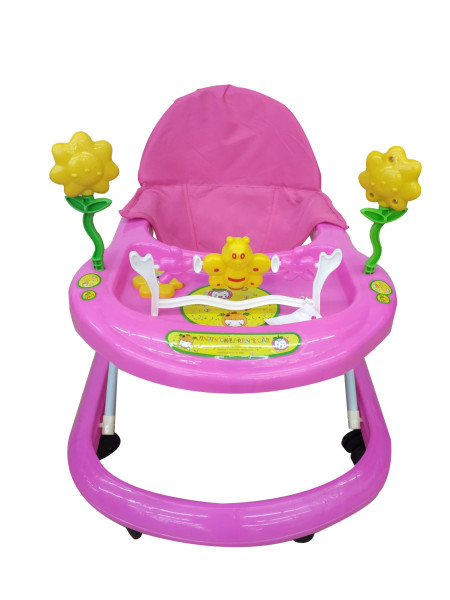 Ходунки 48737 Цветы/бабочка, колеса пластиковые