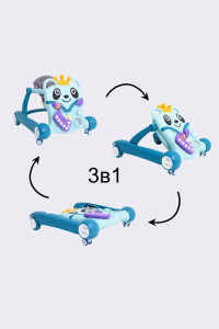 Ходунки - каталка Mom-Be Панда с бизибордом