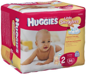 Подгузники Huggies Little Snugglers №2 (5-8 кг) 36шт.