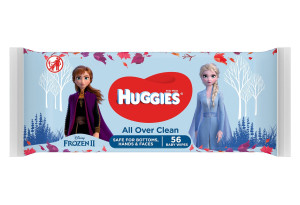 Влажные салфетки Huggies All Over Clean, 56шт.