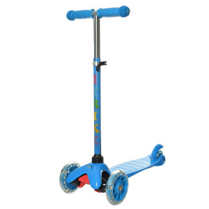 Самокат iTrike BB 3-013-4-I, светящиеся колеса, трехколесный