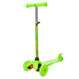 Самокат iTrike BB 3-013-4-I, светящиеся колеса, трехколесный