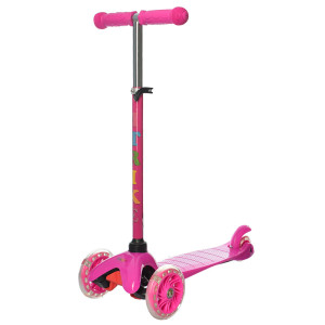 Самокат iTrike BB 3-013-4-I, светящиеся колеса, трехколесный