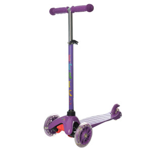 Самокат iTrike BB 3-013-4-I, светящиеся колеса, трехколесный