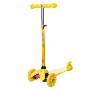 Самокат iTrike BB 3-013-4-I, светящиеся колеса, трехколесный